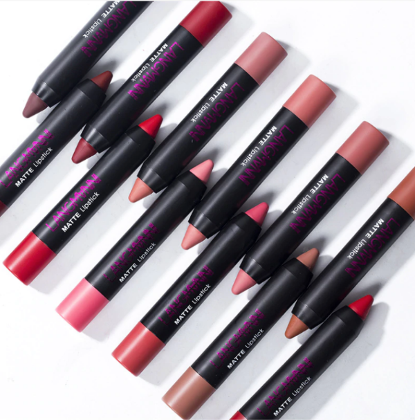 Long-Lasting Waterproof Matte Lipstick (12 Pcs/set) - Image 4